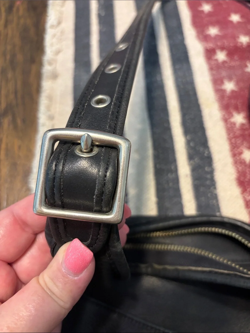 Coach sleek black
